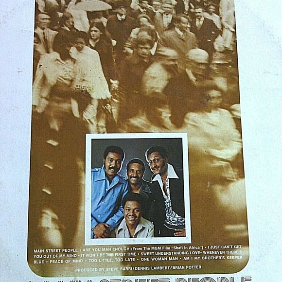 Vintage Vinyl LP The Four Tops - Main Street People Soul Record UK 1973 Music - Picture 15 of 16